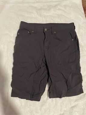 Prana Men's Dark Gray Cargo Shorts